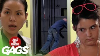 Best Elevator Pranks  Best Of Just For Laughs Gags [upl. by Sanfourd543]