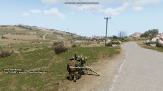 Ukrainian M220Tow missiles destroy 4 Russian tanks  Arma 3 [upl. by Teilo]