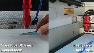 Speedy vs entry level laser cutter  Trotec Laser [upl. by Guimar]