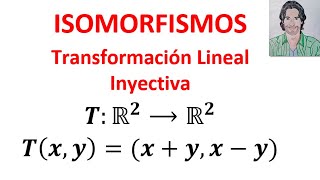 Cómo saber si una transformación Lineal es INYECTIVA  Inyectividad Álgebra lineal Isomorfismos [upl. by Colner]