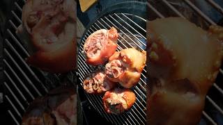 Golonka z Grilla pyszna z rumianą skórką grill bbq keto cooking food recipe domowejedzenie [upl. by Ahsinroc]