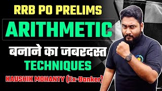 Arithmetic Techniques amp Approach  RRB PO amp Clerk 2024 Preparation  Career Definer  Kaushik SIr [upl. by Altheta]