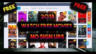 TOP 5 Working FREE Movies amp Shows Website 2018  NO SIGN UP [upl. by Elon890]