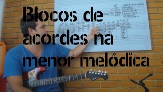 🔴 Blocos de acordes na menor melodica [upl. by Eirrod]