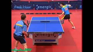 JanOve Waldner vs Ma Long  Energis Masters [upl. by Aicinad963]