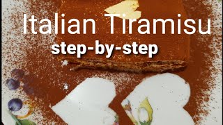 How to make Tiramisu classic Italian Dessert recipe [upl. by Soutor]