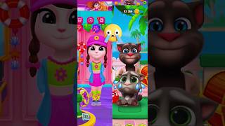 mama papa sad 😭😢 mytalkingangela2 top talkingtom funny reels rek [upl. by Einram69]