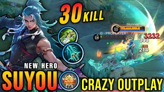 30 Kills Mask of the Immortal Suyou New Hero MLBB Insanely Outplay  New Hero Tryout  MLBB [upl. by Arndt]