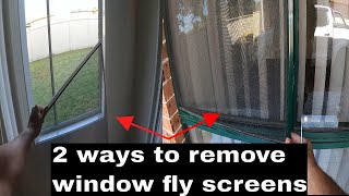 How to remove and install fly screens [upl. by Hoi]