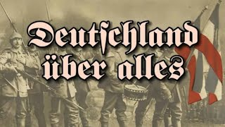 Deutschland über alles  Deutschlandlied  Lied der Deutschen  English subtitles  National anthem [upl. by Yelnoc]