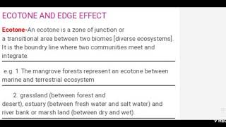 BSc 2nd sem botany notes on plant communityecotone and edge effectecological succession [upl. by Ludly667]