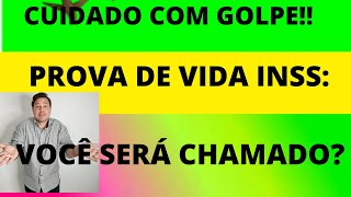 🔴ATENÇÃO INSS CUIDADO COM GOLPES PROVA DE VIDA INSS VOCÊ PODE SER CHAMADO❓❓ [upl. by Adnilec]