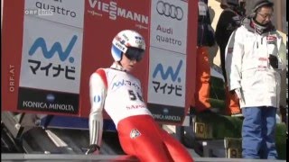 Anders Fannemel Sapporo 2016 1435m  old HR ORF [upl. by Johannes904]