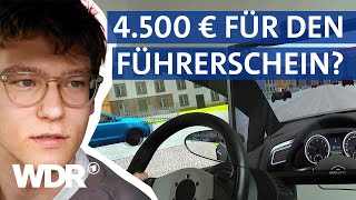 Hohe Preise in der Fahrschule Kann ein Fahrsimulator die Durchfallquote senken  Westpol  WDR [upl. by Aivat774]