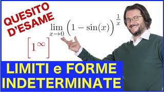 Limiti e forme indeterminate 1 alla infinito quesito desame [upl. by Tab896]