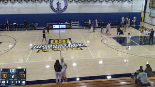 The Woodstock Academy vs Anna Maria JV Mens Varsity Basketball [upl. by Aidas824]