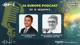 JA Europe Podcast with Schneider Electric  How to support an efficient renewable energy transition [upl. by Cleasta]