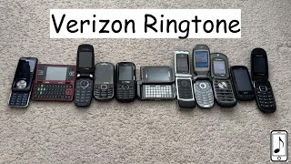 Playing the Verizon Default Tone on all my Verizon phones [upl. by Alvina]