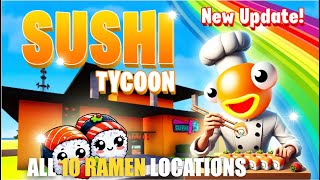 SUSHI TYCOON MAP FORTNITE CREATIVE  FIND ALL 10 RAMEN LOCATIONS [upl. by Viva]