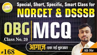 NORCET  DSSSB  ESIC BHU OBG Staff Nurse Subject wise MCQ 168  By JINC [upl. by Aihsenor]