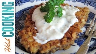 How To Make Chicken Fried Steak  The BEST Chicken Fried Steak Recipe  Hilah Cooking [upl. by Llerrej]