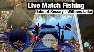 Live Match Fishing  Commercial Silver Fish The Oaks  Willows Lake [upl. by Rehtse162]