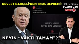 DEVLET BAHÇELİ’DEN 1905 DEPREMİ NEYİN “VAKTİ TAMAM” [upl. by Englebert]