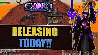 THE BIGGEST CUSTOM RSPS IS RELEASING TODAY Insane amount of unique content  Giveaway Exora [upl. by Brasca]