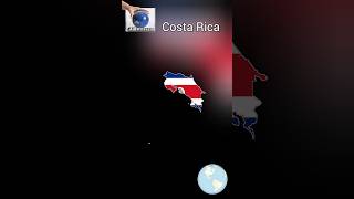 Costa Rica Flag Map [upl. by Em670]