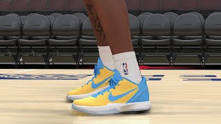 NBA 2K24 Next Gen Shoe Creator  Nike Kobe 6 PE quotAnthony Davis  MPLSquot [upl. by Hathcock]