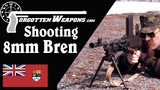 Shooting the Inglis 8mm Bren Gun [upl. by Wallache635]