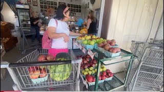 10062024 We are shopping at the Muzzarelli Farms to buy some fruits amp vegetables farm shopping [upl. by Arivle]