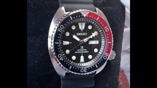 Unboxing Seiko Prospex SRP779K1 quotNew Turtlequot 4K Ultra HD [upl. by Aiouqes]