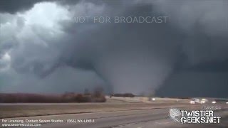 Rochelle IL EF4 Wedge Tornado  April 9th 2015  Matt Salo [upl. by Nehpets]