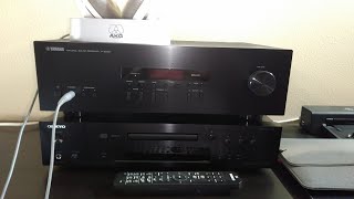 Yamaha RS202 Stereo receiver unboxing [upl. by Hsitirb]