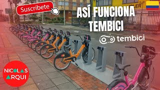 Así es Tembici 🚲 el Nuevo Sistema de Bicicletas Compartidas de Bogotá 🇨🇴  Así funciona Tembici [upl. by Nohsyt]