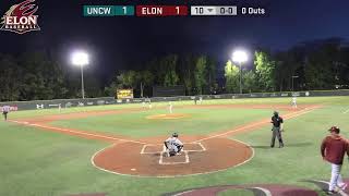 423 Elon Baseball vs UNCW [upl. by Otrevogir595]