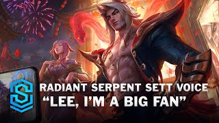 Radiant Serpent Sett Full Voice  Special Interactions  English [upl. by Aubin]