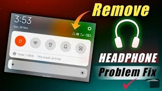 Headphone problem fix  remove headphone icon  headphone problem ab thek [upl. by Llednyl]