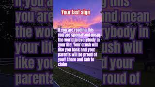 Your last sign [upl. by Ezara]