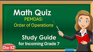 Math Reviewer for Incoming Grade 7 Grade 7 Entrance Exam [upl. by Ardried]