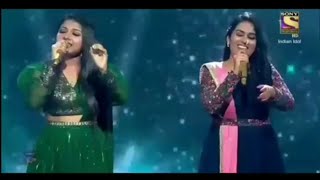 Mainu Ishq Da Lagya Rog Arunita and Sayli Great performance Indian Idol 12 [upl. by Gschu]