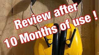 3M Optime 98 earmuff Review after 10 months of Use [upl. by Catlin355]