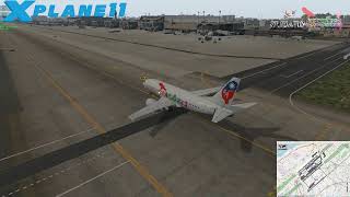 Taichung Airport RCMQ Taiwan Taoyuan International Airport RCTP 著陸第三跑道 [upl. by Ottillia]