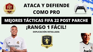 MEJORES TÁCTICAS E INSTRUCCIONES FIFA 22  HAZ RANGO 1 FÁCILMENTE Y EN POCO TIEMPO [upl. by Amoritta125]