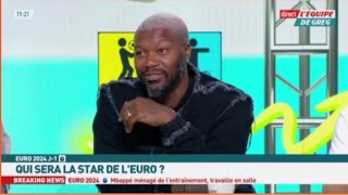 DJIBRIL CISSÉ  quotCRONALDO est la STAR numéro 1 de cet EUROquot [upl. by Zulema613]