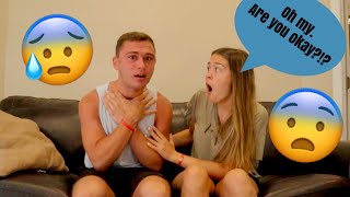 IM CHOKING PRANK ON GIRLFRIEND [upl. by Bollinger]