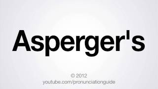 How to Pronounce Aspergers [upl. by Onitnerolf187]