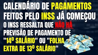 INSS 13º SALÁRIO EM PARCELA ÚNICA  SEM PAGAMENTO DE “14º SALÁRIO” OU “FOLHA EXTRA DE 13º SALÁRIO” [upl. by Edrahc282]