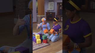 Blippis Building Block Tower  Blippi and the Dove SelfEsteem Project shorts [upl. by Malvin554]